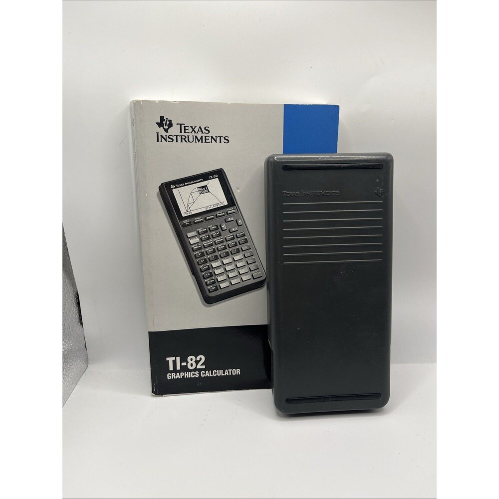 Texas Instruments TI-82 Graphing Calculator w/ Guidebook Manual(F6)